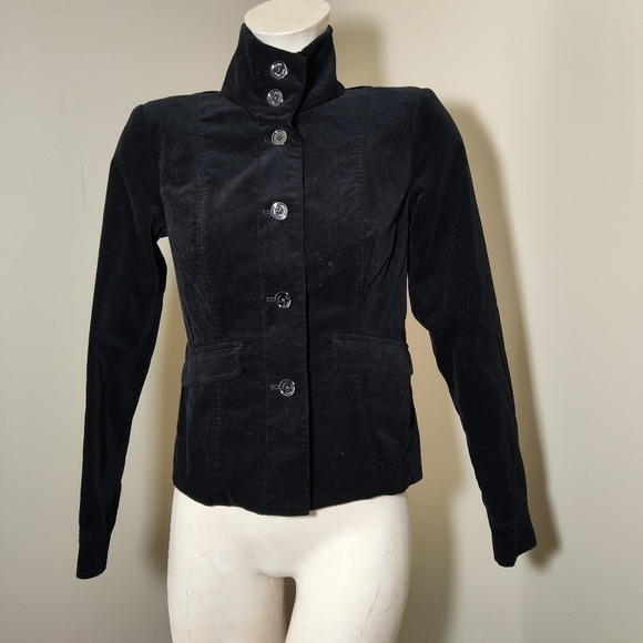 MICHAEL Michael Kors Black Velour Jacket XS - Picture 4 of 7
